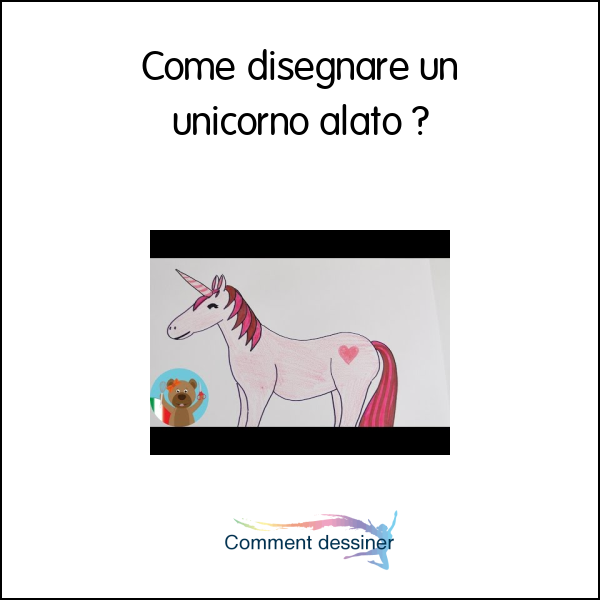 Come disegnare un unicorno alato